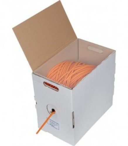 Cable de données en carton 200 metres STO 4X2X AWG 23 PiMF FRNC OR