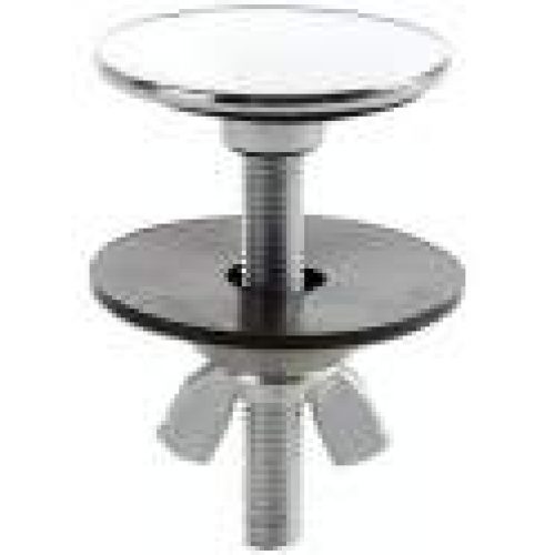 Cache trou chromé de diamètre 44 mm