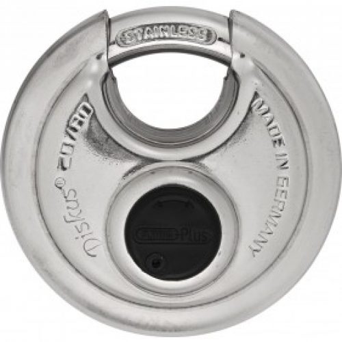 Cadenas à clé – haute sécurité – rond – inox – Diskus® 20