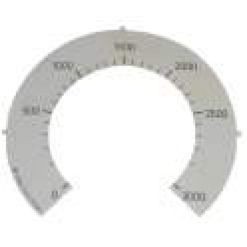 Cadran rond pour jauge fioul 3000 litres