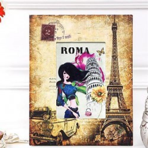 Cadre photo de style européen en bois  » spécial design « 