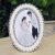 Cadre photo de style moderne pour mariage en plastique blanc