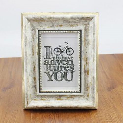 Cadre photo de style traditionnel en plastique