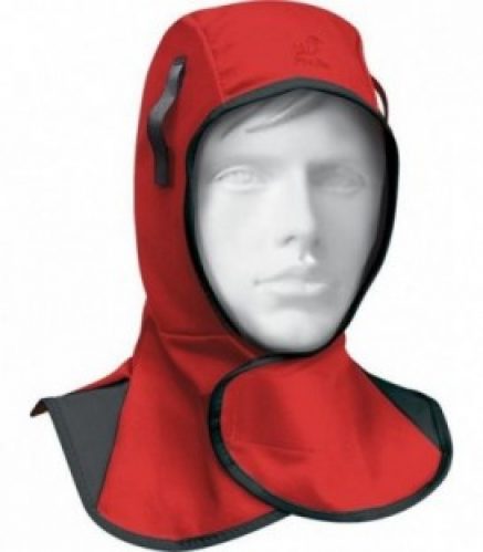 Cagoule de soudeur rouge resistant au feu EN 470