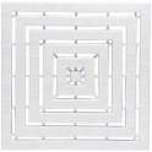 Caillebotis plastique blanc