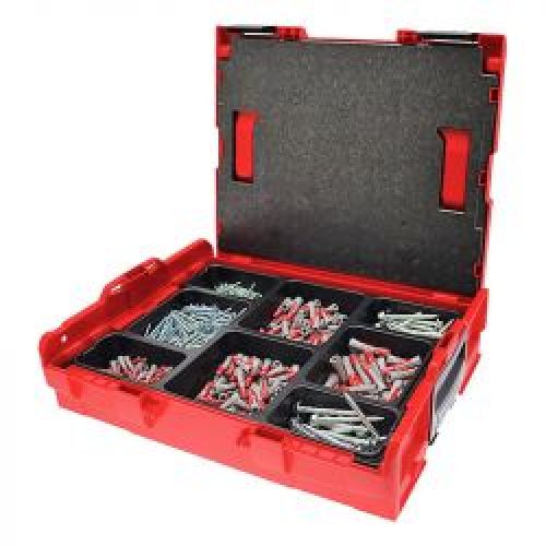 Caisse A Outils L Boxx Avec Un Assortiment De Duopower Et Vis Fischer 512669