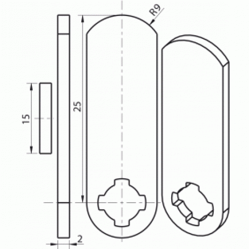 Came 4929-01 pour serrure Ronis 4900-01