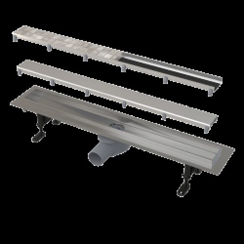 Caniveau de douche avec grille carrelable…