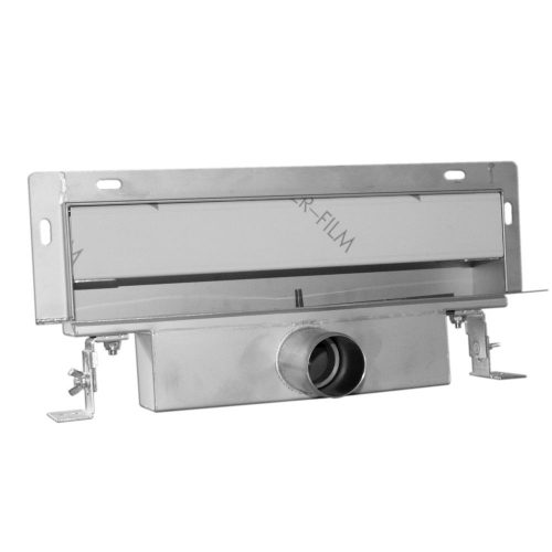 Caniveau de douche mural WD-GT02 – avec cache d´évacuation – longueurs sélectionnables