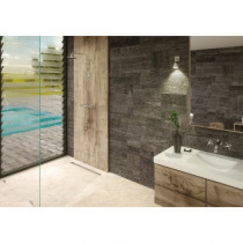 Caniveau de douche réversible Kessel Linearis Compact