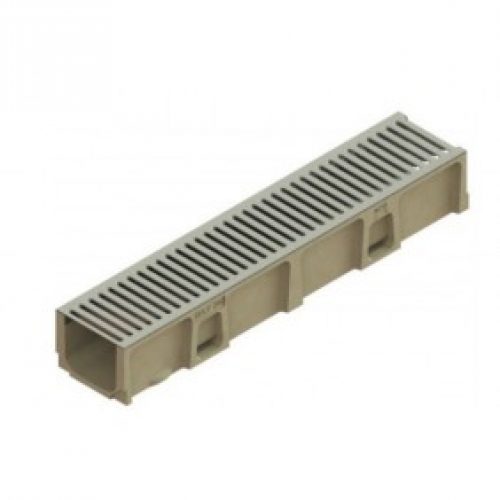 Caniveau Self 200 Béton Polymère / Ht 150mm / grille passerelle