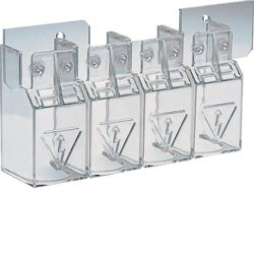 Capot cache borne 4P inter 125 – APPAREILLAGE DE TETE  HAGER HZC202