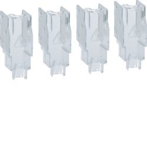 Capot cache borne 4P inter fus – APPAREILLAGE DE TETE  HAGER HZF203