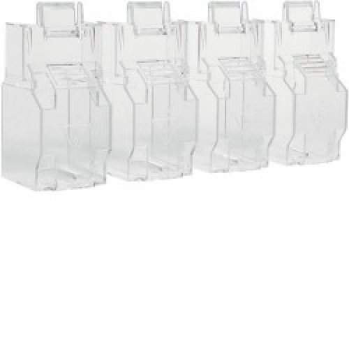 Capot cache borne 4P inter fus – APPAREILLAGE DE TETE  HAGER HZF205