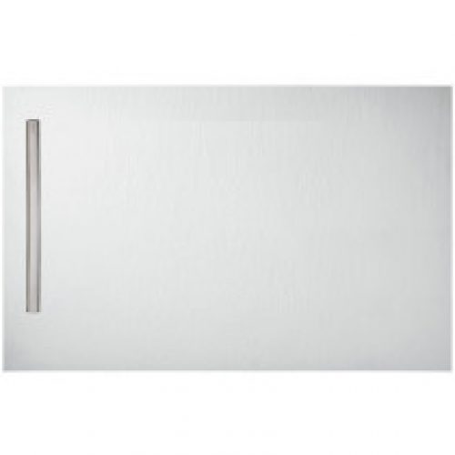 Capot en inox brossé pour receveur de douche Surface Jacob Delafon