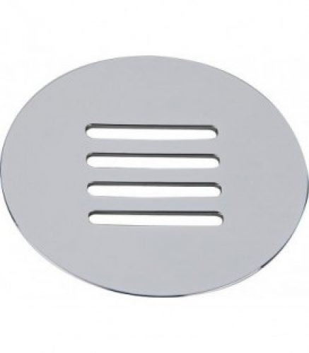 Capot GRATED laiton chromé 115mm convient pour ecoulement receveur de douche 93 953 73