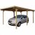 Carport bois SOLID 15m²