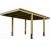 Carport en bois Designo Uno – 3.07 x 5.50 m – 16.88 m²