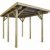 Carport en bois Evolution 1 – 5.07 x 3.04 m