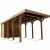 Carport en bois MADEIRA HARRY 20,33m²