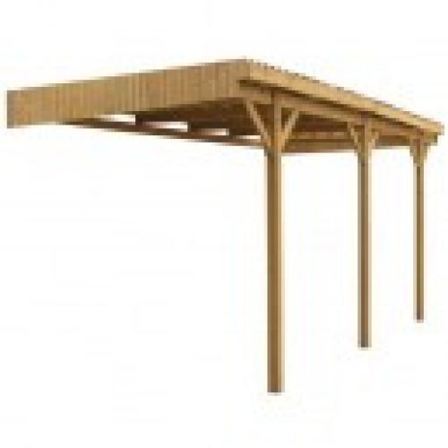Carport en bois Mezzo 11 – 5.00 x 3.00 m