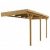 Carport en bois Mezzo 9 C – 5.00 x 3.00 m