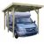 Carport en bois pour camping car – 3.40 x 7.60 m – 25.84 m²