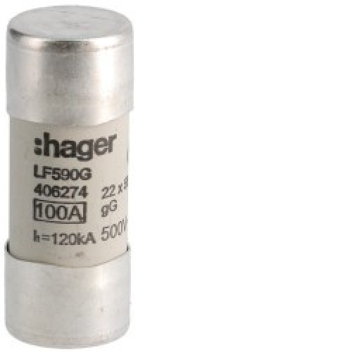 Cartouche fus.22×58 gG 100A –   HAGER LF590G