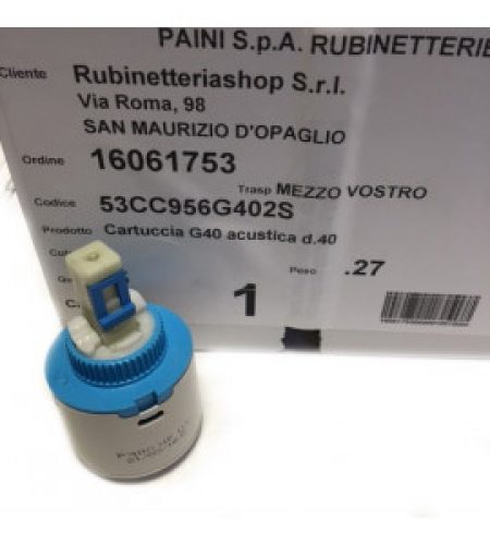 Cartouche replecement pour robinet paini Ø 40 53CC956G402S