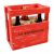 Casier 6 grandes bouteilles ROUGE 35 x 22 x 34 cm