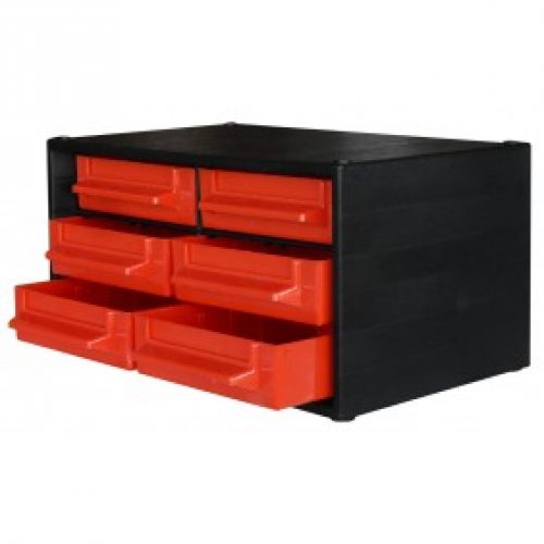 Casier de rangement – 6 tiroirs – 280 x 167 x 140 mm