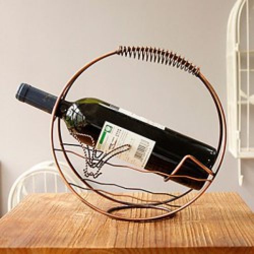 Casier à vin de style européen en métal