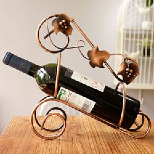 Casier à vin de style européen en métal