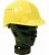 Casque de protection de chantier jaune sanle 6 points