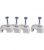 cavalier fixe cable 4-7 Longueur de clou 18 mm 1 sachet de 100 pcs