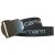 Ceinture sangle – nylon – extrémités en cuir – noir