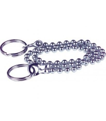 Chaine a boules bilateral avec bague de securite 50 cm convient pour baignoire chromee