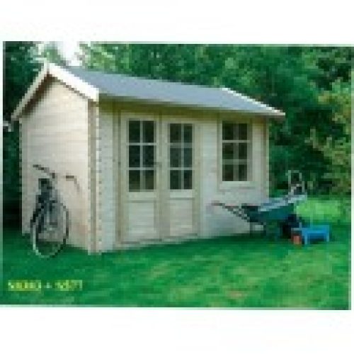 Chalet de jardin bois BAVARIA 7.8 m2 Ep. 28 mm