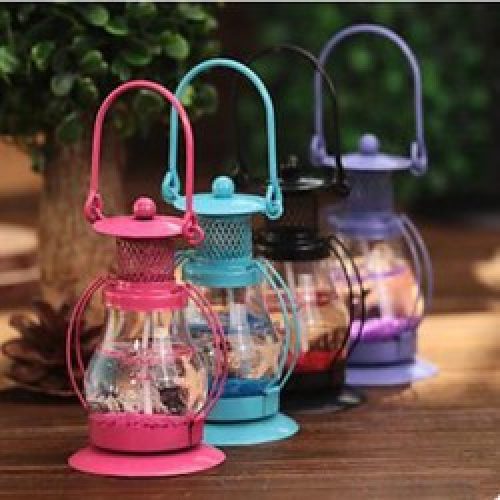 Chandelier en métal et verre sous forme de lampe de marine avec motif d’animal