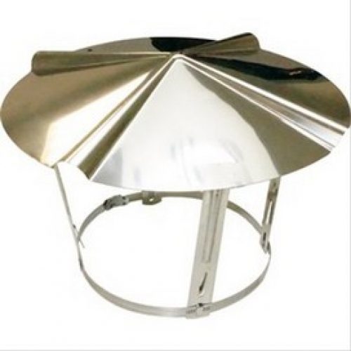 Chapeau chinois inox Ø153/180mm