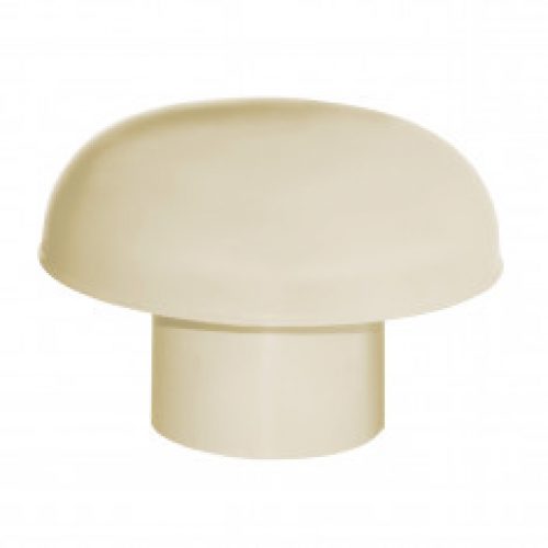 Chapeau de ventilation PVC sans moustiquaire – Sable