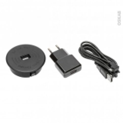 Chargeur A Induction Cuisine 1 Usb Noir
