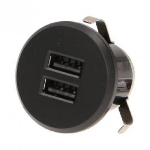 Chargeur double USB encastrable