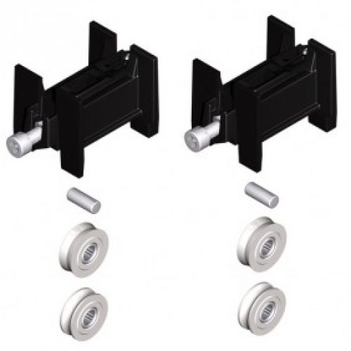 Chariot simple pour rénovation de coulissant aluminium – charge 110 kg