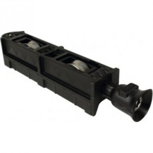 Chariots doubles réglables galets inox pour coulissant aluminium