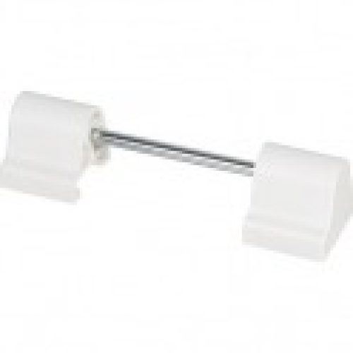 Charnière blanche d&rsquo;abattants simple – Sélection Cazabox