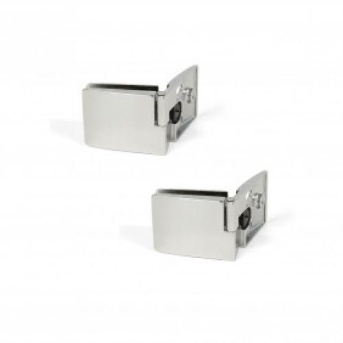 Charnière médiane pour portes en verre