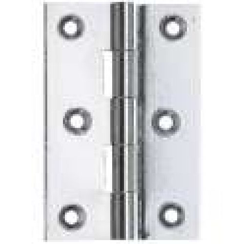 Charnière rectangulaire laiton chromé – Sélection Cazabox