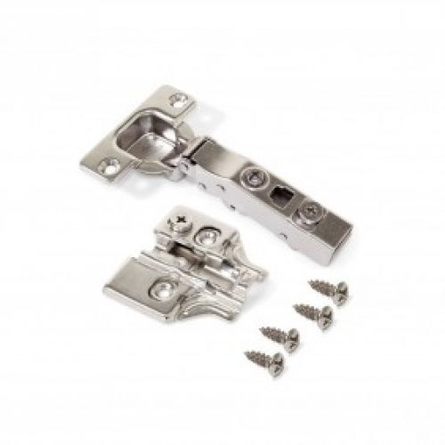 Charnières invisibles 100° + embases excentrique