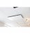 Chauffage infrarouge noir montage plafond – acier rev epoxy 587 x 587 x 60 mm – 400W